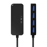 AISENS - HUB USB 3.1 USB-C, USB-C/M-4XTIPO A/H, NEGRO, 15CM imagen 2
