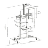 Soporte de suelo Aisens FT100TE-171 vista 4