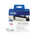 Brother DK22205 Cinta Contínua Blanca 62mm 30.48m imagen 5