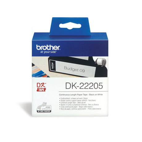 Brother DK22205 Cinta Contínua Blanca 62mm 30.48m imagen 5