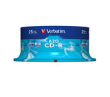 CD-R Verbatim 43352 700MB 52X Crystal AZO, 25 unidades imagen 1