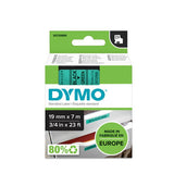 Dymo Cinta LM D1 19mmx7m Negro / verde imagen 1