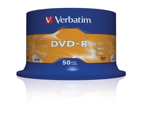 DVD-R Verbatim 43548 4,7GB 16x Advanced AZO, 50 unidades imagen 1