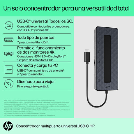 HP Hub multipuerto USB-C imagen 7