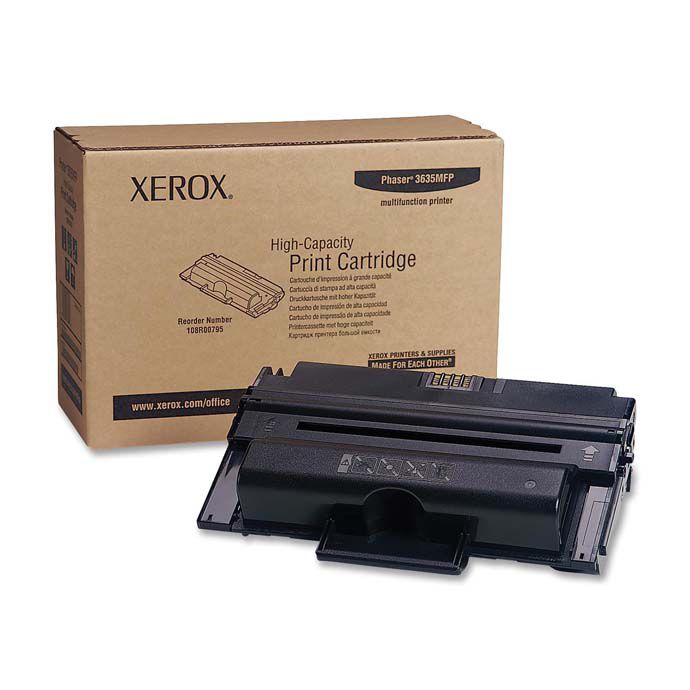 Toner Negro 108R00795 Xerox Phaser 3635MFP Alta Capacidad