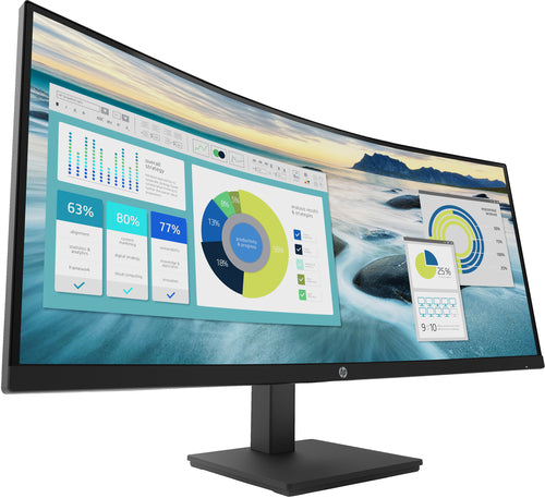 Monitor HP P34hc G4 34" UWQHD 100 Hz USB-C / DisplayPort / HDMI vista 4