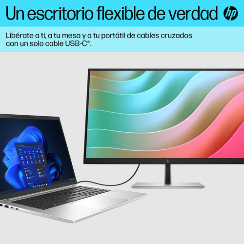 Monitor HP E27k G5 27" 4K UHD IPS 60 Hz USB-C / DisplayPort / HDMI vista 4