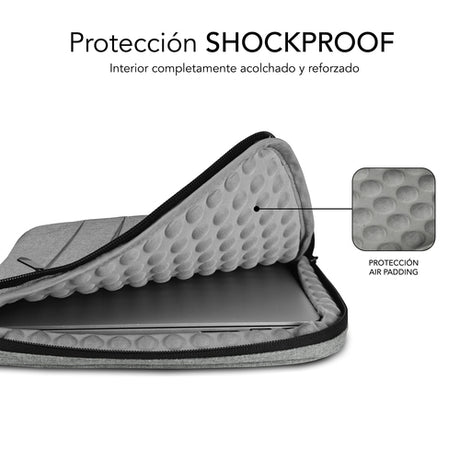 Funda Subblim SUBLS-AP36002 13,3-14 pulgadas gris imagen 3