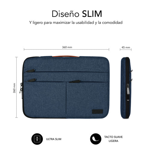 Funda Subblim SUBLS-AP36003 13,3-14 pulgadas azul imagen 5