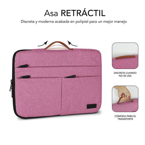 Funda Subblim SUBLS-AP36004 13,3-14 pulgadas rosa imagen 4