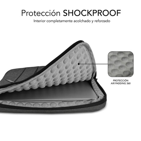 Funda Subblim SUBLS-AP36050 15,6 pulgadas gris imagen 3