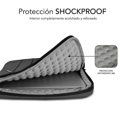 Funda Subblim SUBLS-AP36001 13,3-14 pulgadas gris imagen 3