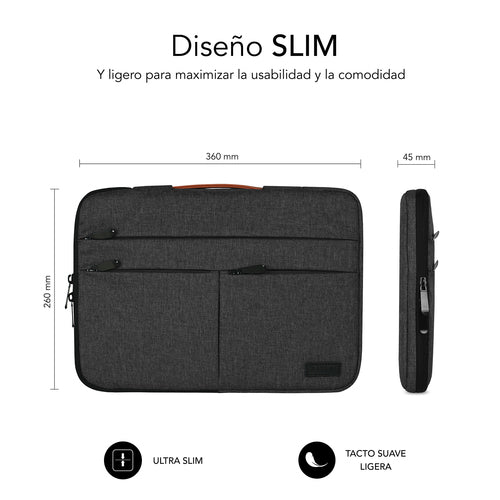 Funda Subblim SUBLS-AP36001 13,3-14 pulgadas gris imagen 5