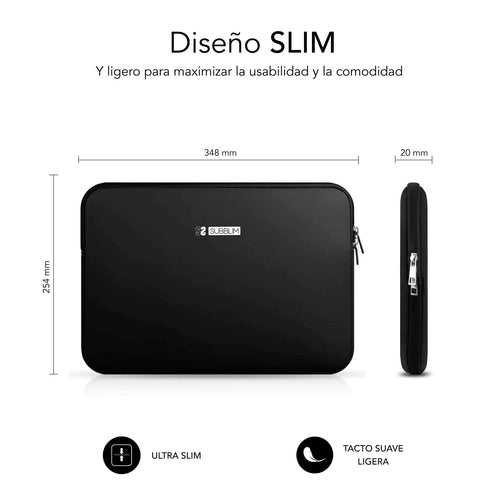 Funda Subblim SUBLS-SKIN114 13,3-14 pulgadas negro imagen 3