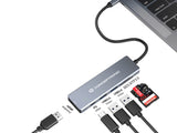 Conceptronic Docking USB-C 6in1 1xHDMI 4K 2xUSB-A 3.0 1xUSB-C Alimentacion 100W 1xSD 1xMicroSD imagen 2