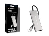 Conceptronic HUBBIES17G 7-Port USB 3.2 Gen 2 Hub, 10Gbps, USB-C x 4, USB-A  a W W PD/Aluminum imagen 3