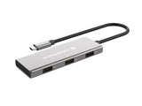 Conceptronic HUBBIES17G 7-Port USB 3.2 Gen 2 Hub, 10Gbps, USB-C x 4, USB-A  a W W PD/Aluminum imagen 5