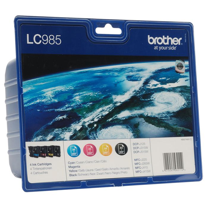 Pack Brother LC985 4 colores