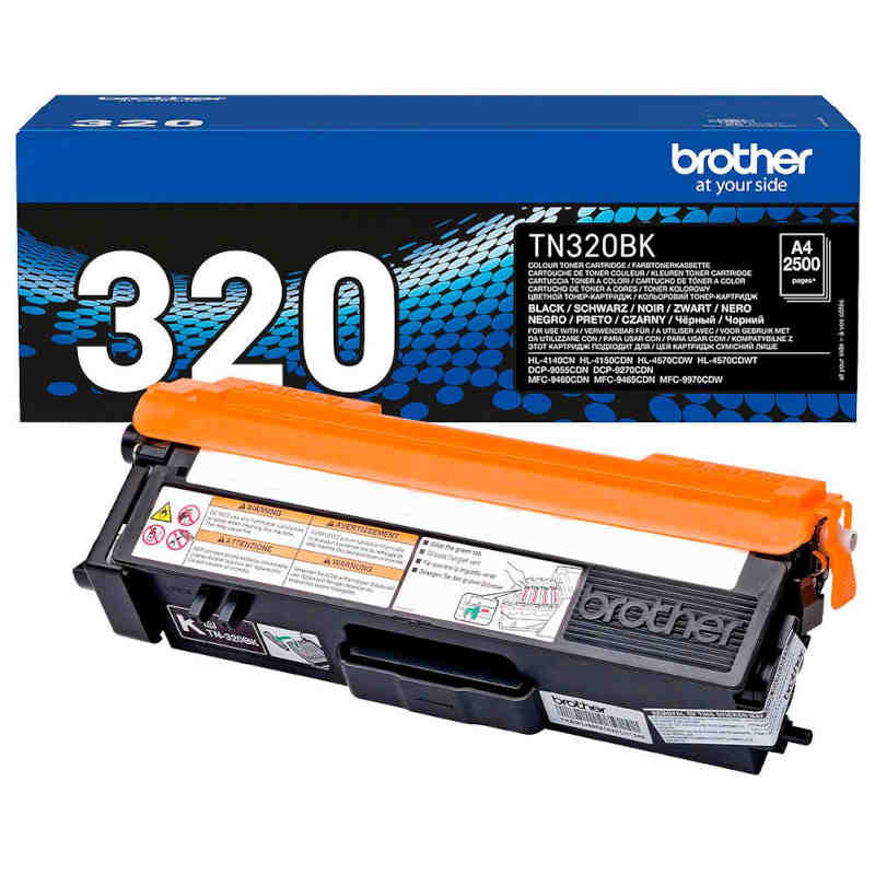 Tóner Brother TN320BK Negro