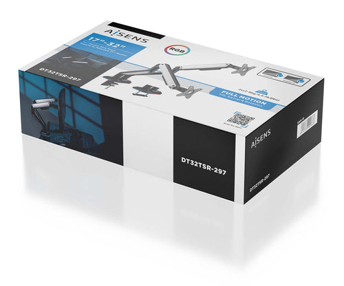 Brazo para monitor Aisens DT32TSR-297 vista 6