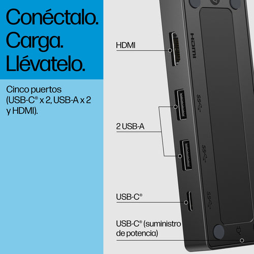HP Hub multipuerto USB-C imagen 3