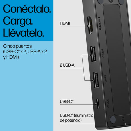 HP Hub multipuerto USB-C imagen 3