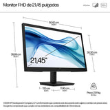 Monitor HP 324PV G5 21,5" Full HD VA 100 Hz HDMI / VGA vista 3