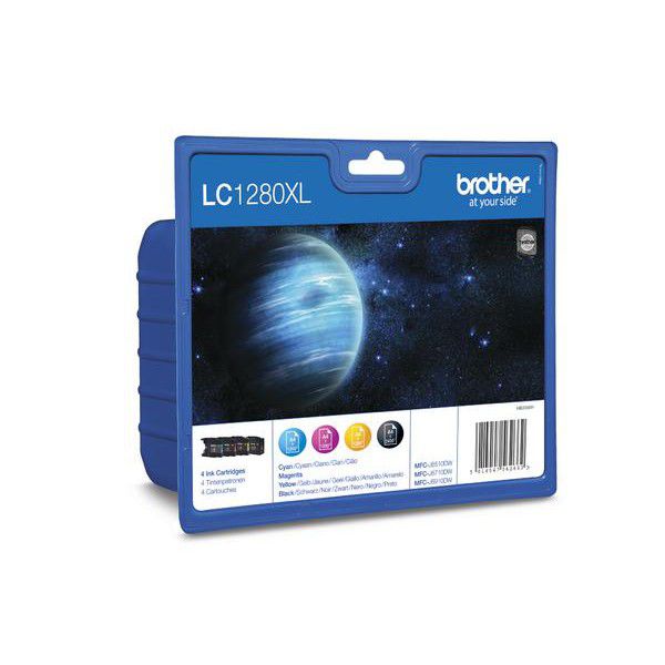 Pack BrotherLC1280XLVALBP alta capacidad