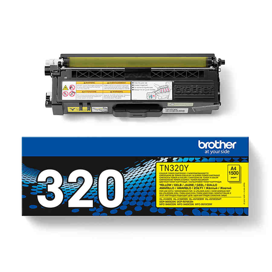 Brother TN320Y Tóner Amarillo