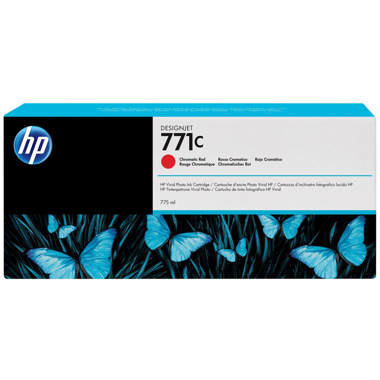 Tinta Original HP 771 Rojo Cromatico Z6200