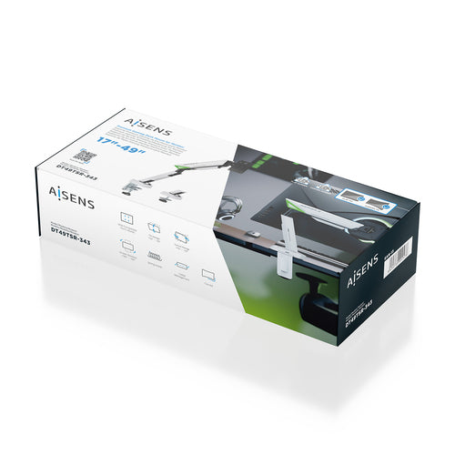 Brazo para monitor Aisens DT49TSR-343 vista 6