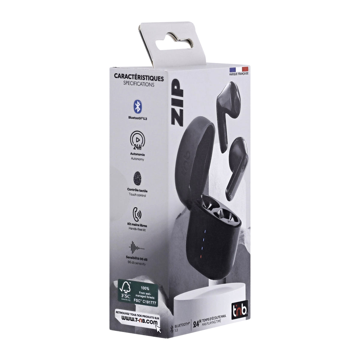 Auriculares TNB EBZIPP2BK negro imagen 6