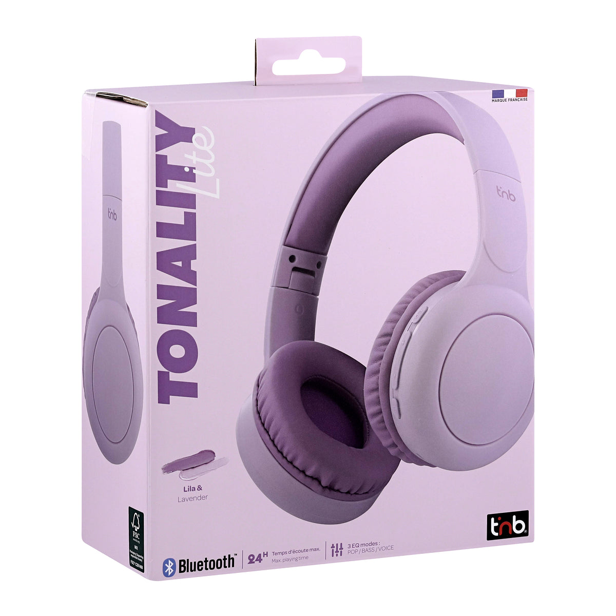 Auriculares TNB CBTONESUPPK violeta imagen 3