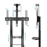 Soporte de suelo TOOQ FS20400HM-B vista 3