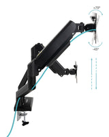 Brazo para monitor TOOQ DB1434TNR-B vista 2