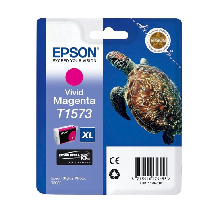 Tinta Epson T1573 Magenta Vivo Epson Stylus Photo R3000