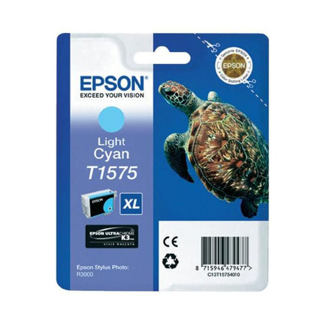 Tinta Epson T1575 Cian Claro Stylus Photo R3000
