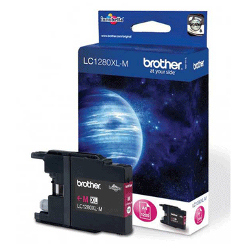 Tinta Magenta Brother LC1280XLMLBP Alta capacidad