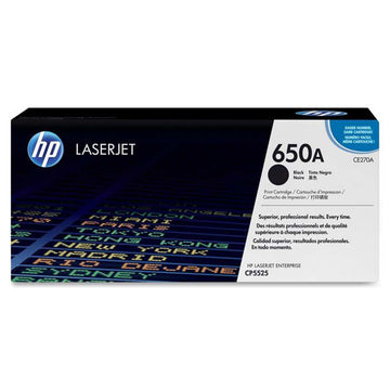 Tóner HP 650A CE270A Negro Original