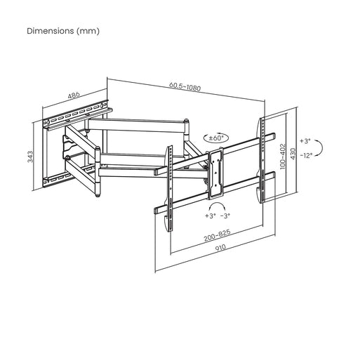 Soporte de pared Aisens WT90TSLE-387 vista 6