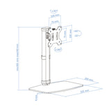 Soporte de mesa TOOQ DB1127TN-W vista 6