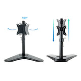 Brazo para monitor TOOQ DB1701TN-B vista 3