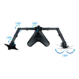Brazo para monitor TOOQ DB1702TN-B vista 3