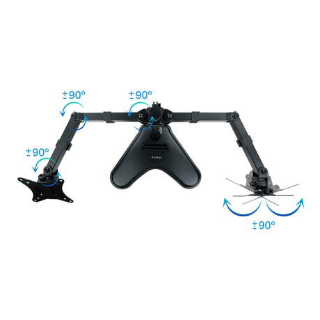 Brazo para monitor TOOQ DB1702TN-B vista 3