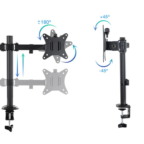 Brazo para monitor TOOQ DB1802TN-B vista 2