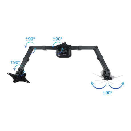 Brazo para monitor TOOQ DB1802TN-B vista 3