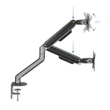 Brazo para monitor TOOQ DB4032TNR-G vista 3