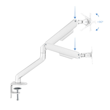 Brazo para monitor TOOQ DB4032TNR-W vista 3