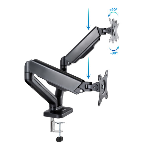 Brazo para monitor TOOQ DB5132TNR-B vista 2