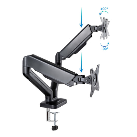 Brazo para monitor TOOQ DB5132TNR-B vista 2